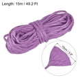 thumbnail image 2 of Raffia Paper Craft Rope Packing Rope 16.4 Yards Handmade Twisted Paper Craft String/Cord/Rope Lavender Purple, 2 of 5