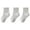 Gray, variant on Wancir 3 Pack Kids Socks Girls Socks for School Uniform Soft Cotton Seamless Toe Athletic Crew Socks