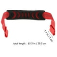 thumbnail image 6 of DINHEAROM Nylon Red Car Headrest Grab Handle for Pregnant Women 2Pcs 15.6X1.2X0.4In, 6 of 6
