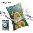 thumbnail image 5 of KLL Fresh Passion Fruit Still Life Pillow Covers Envelope Closure,Super Soft and Cozy Fuzzy Fleece Pillow Case Cover 20"x30", 5 of 5