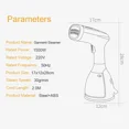 thumbnail image 4 of Quick-Heat Hand Garment Iron Steamer for Clothes 1500W Powerful 280ml Portable Fabric Steamer Travelling Home Steam Generator (Black-220V EU plug), 4 of 7