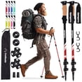 thumbnail image 1 of Bastones de senderismo TrailBuddy, ligeros y plegables, 1 of 9