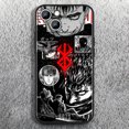 thumbnail image 3 of Berserk-funda suave de Anime para teléfono móvil Apple, carcasa negra para iPhone 15, 14, 13, 12, 11, XS, XR, X, 8, 7, 6, 6S Pro Max Plus Mini, 3 of 5
