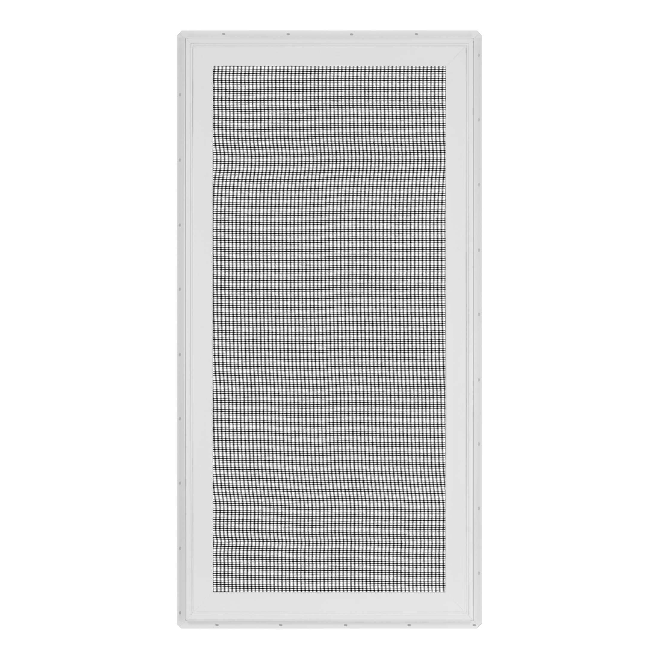 30 in. x 60 in. White Vinyl Double-Pane Insulated Left-Hand Casement Window with Screen