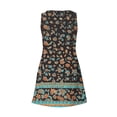 thumbnail image 5 of Ovzne Robes d'Été pour Femmes 2025 Robe Femme Robe d'Été Décontractée Mode Imprimée avec Poches Sans Manches Col en V Robe de Printemps Imprimée en Liquidation, 5 of 5