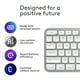thumbnail image 5 of Teclado inalámbrico Logitech MX Keys S para Mac - Gris pálido, 5 of 9