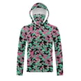 thumbnail image 6 of Hoodies for Women Camouflage Sun Protection Clothing with Mask Long Sleeve Ice Silk Sun Protection Top 2XL, 6 of 7
