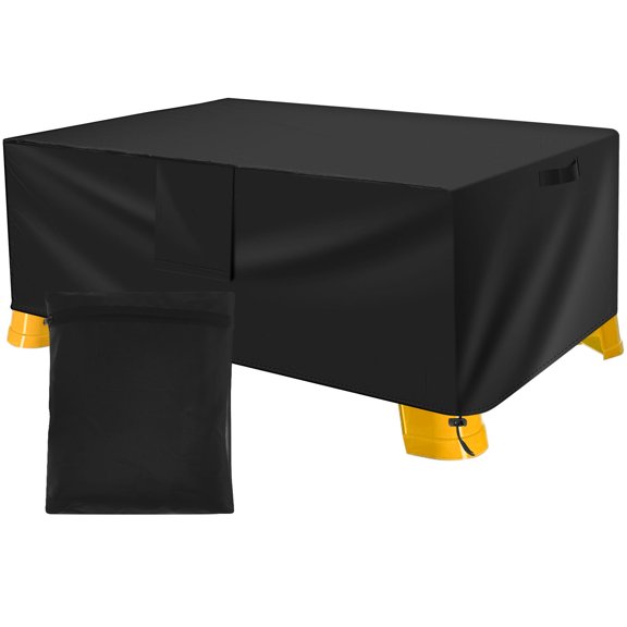 Ikoopy Kids Water Play Table Cover 420D Oxford Cloth Splash Pond Water Table Cover Activity Play Table Protective Cover Windproof Outdoor Toys Cover with Drawstring for Kids Water Play Table