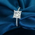 thumbnail image 4 of Handmade Princess Cut 1ct Engagement CZ 925 Silver Women Wedding Band Ring Sz4-9, 4 of 6
