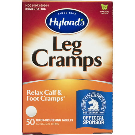 Hyland's Leg Cramps Tablets, Natural Relief of Calf, Leg and Foot Cramp, 50