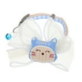 thumbnail image 1 of Miangastore Collier Chaton Adorable Polyester Bleu Lot de 1 5.5x1.97x0.79 Po, 1 of 8