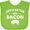 Apple Green, variant on Inktastic Life's Better with Bacon Boys or Girls Baby Bib