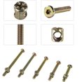 thumbnail image 2 of Juego de 50 bulones y bulones cilíndricos M6 para muebles, cama y sillas, 6 mm esquí esquí Gafas de esquí, 2 of 5