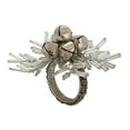 thumbnail image 5 of Saro Lifestyle Beaded Snowflake and Bells Napkin Ring (Set of 4), 5 of 5