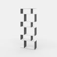 thumbnail image 6 of Ada Home Decor Bates Multiple Tier Open Shelf Cube Bookcase, Anthracite/White, 6 of 7