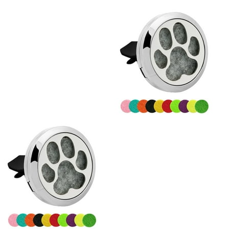 Raindrops Assorted Color Essential Oil Diffuser Car Vent Clip 316l Stainless Steel 2Pcs