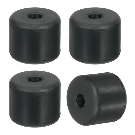 4Pack Thick Rubber Spacer, 1-3/16 Inch OD x 5/16 Inch ID x 1 Inch Thickness