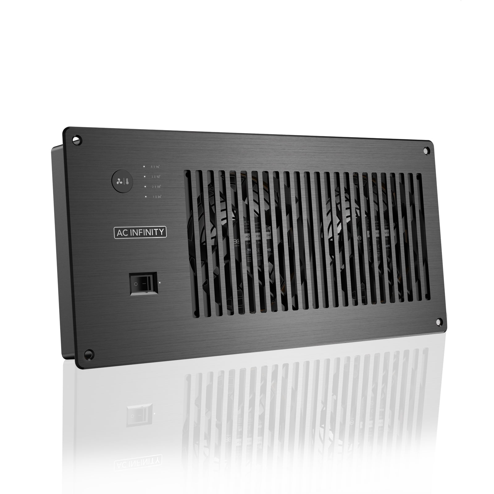 AC Infinity AIRPLATE P7, Quiet Cooling Fan System with Power Outlets and USB Ports