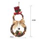 thumbnail image 5 of Corona de Navidad, decoración colgante de cocina para el hogar de Navidad, decoración de puerta, decoración de fiesta de Navidad (rojo-A), 5 of 5