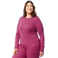 thumbnail image 5 of Fruit of the Loom Women's Rib Thermal Top, Sizes XS-4X, 5 of 17