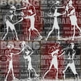 thumbnail image 3 of Robertson, Walter 15x15 Black Modern Framed Museum Art Print Titled - Epic Boxer Story, 3 of 5