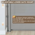 thumbnail image 4 of Wide Retractable Gates for Doorways, Mesh Dog Gate for The House, One-Hand Opening Gates for Stairs, Pet Puppy Fence Indoor & Outdoor Short Dog Gate Puppy Gate Pet Fence, 4 of 7