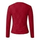 thumbnail image 4 of Top de malla de manga larga para mujer: blusa transparente con cuello alto, tops de encaje floral transparente, 95 % poliéster, 5 % spandex, tallas S-XXL, 4 of 5