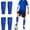 Blue, variant on 2 Pack Pro Soccer Leg Sleeves Socks/Compression for Calf - over the calf,ootball, baseball, basketball,rugby