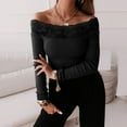 thumbnail image 2 of Durtebeua Fall Sweaters For Women 2023 V-Neck Long Sleeve Side Split Loose Casual Knit Pullover Sweater Blouse, 2 of 6
