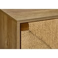 thumbnail image 3 of Monarch Specialties Accent Table, End, Storage, Small, Side, Living Room, Lamp, Light Walnut Laminate, Seagrass, Modern, 3 of 8