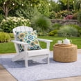 thumbnail image 2 of 18x18 Inch 2 Pack Outdoor Floral Throw Pillows,Waterproof & Fade-Resistant Patio Cushions for Bed,Couch,Sofa and Patio Furniture-Soft & Comfortable Decorative Pillow Covers,Blue, 2 of 8