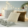 thumbnail image 6 of Dearfoams Cardiff Soft Fur Pillow, 20'' x 20'', Grey, 6 of 6