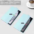 thumbnail image 3 of Allytechgroup Folio Case for Samsung Galaxy Tab A9 Plus/A9+ 11 Inch 2023 Model (SM-X210/X216/X218), Slim Trifold Stand Cover with Pencil Holder, Clear Back Shell Shockproof TPU Bumper Cover, Skyblue, 3 of 10