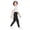Black@GC@, variant on CONZONE Kids Boys Sweatpants Straight Leg Sweat Pants for Child Elastic Waist Baggy Fall Winter Athletic Jogger Pants with Pockets