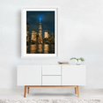 thumbnail image 2 of One World Trade Center from the Holland Tunnel Vent Shaft Pier - Manhattan New York Photography White Framed Wall Art Print 20 x 30 inches, 2 of 3