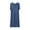 Blue, variant on Miqool Womens Nightgowns Cotton Soft Sleepwear Short Sleeve Sleep Shirts V Neck Nightshirt Pajamas Dress
