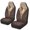 Brown Zipper Corgi Dog, variant on HUISEFOR Cute Dachshund Car Seat Covers Set of 2, Elastic Soft Front Car Seat Covers for Women Non Slip Cars Accessories Comfortable Universal Fit for SUV Truck Sedan