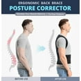 thumbnail image 4 of Back Brace Posture Corrector for Women and Men Back Lumbar Support Shoulder Posture Support for Improve Posture Provide and Back Pain Relief, 4 of 6