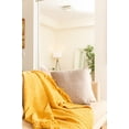 thumbnail image 3 of Fabstyles Yellow Polyester Throw, 50" x 60", 3 of 5