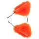 thumbnail image 4 of FELTECHELECTR Diadema de peluche con orejas de dibujos animados, accesorio para el cabello para mujeres y niñas, color naranja para fiestas, 4 of 6