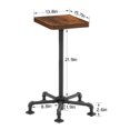 thumbnail image 5 of VECELO Set of 2 Bar Stools, Kitchen Breakfast Dining Chairs for Dining Room, Kitchen, Small Space, Brown, 5 of 7