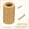 thumbnail image 2 of Uxcell 55 Yards Floral Bind Wire Wrap Twine, 2mm Floral Wire Vine Bind Wire Rustic Craft Wire for DIY Projects Flower Bouquet Making Wreath Gift Wrapping Wedding Decoration, Khaki, 2 of 7