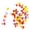 Colorful Flowers, variant on 100Pieces Multicolor Split Pin Heart Shaped Brads Flower Brads Round Brads For Paper Craft Project Scrapbooks Decoration