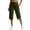 Green -CX30, variant on Nestiefly Womens Capri Pants with Pockets Straight Leg Yoga Capris Leggings Mid-Calf Capris Workout Summer Light Gray S