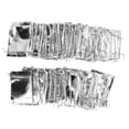 thumbnail image 1 of Delicadas bolsas de organza plateada para guardar joyas, bodas, dulces o fiestas, 7 x 9 pulgadas., 1 of 8