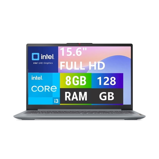 Laptop Lenovo Ideapad Intel Core i3 N305 8GB RAM 128GB SSD