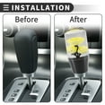 thumbnail image 4 of Unique Bargains Universal Car Gear Shift Knob, Manual Automatic Stick Gear Shifter Knob, Acrylic, 1 Set Yellow 10cm, 4 of 7