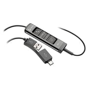 Poly?-?EncorePro?515?USB-A and USB-C?USB?Headset?(Plantronics)?-?Cloud System Updates?-?Acoustic Hearing Protection?- Works with?Avaya,?Genesys, and Cisco Call?Center?Platforms - Single Ear/Mono
