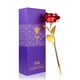 thumbnail image 1 of Bewildely 24K chapado en oro de tallo largo Flor de rosa artificial Romántico Día de San Valentín Amante Regalo Adornos para el hogar Kits de decoración para fiestas Numero 5 Bewildely HA024592-05, 1 of 6