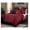 Red/Black, variant on Tai 7-Piece Red Black Oriental Traditional Jacquard Comforter Set, King Size